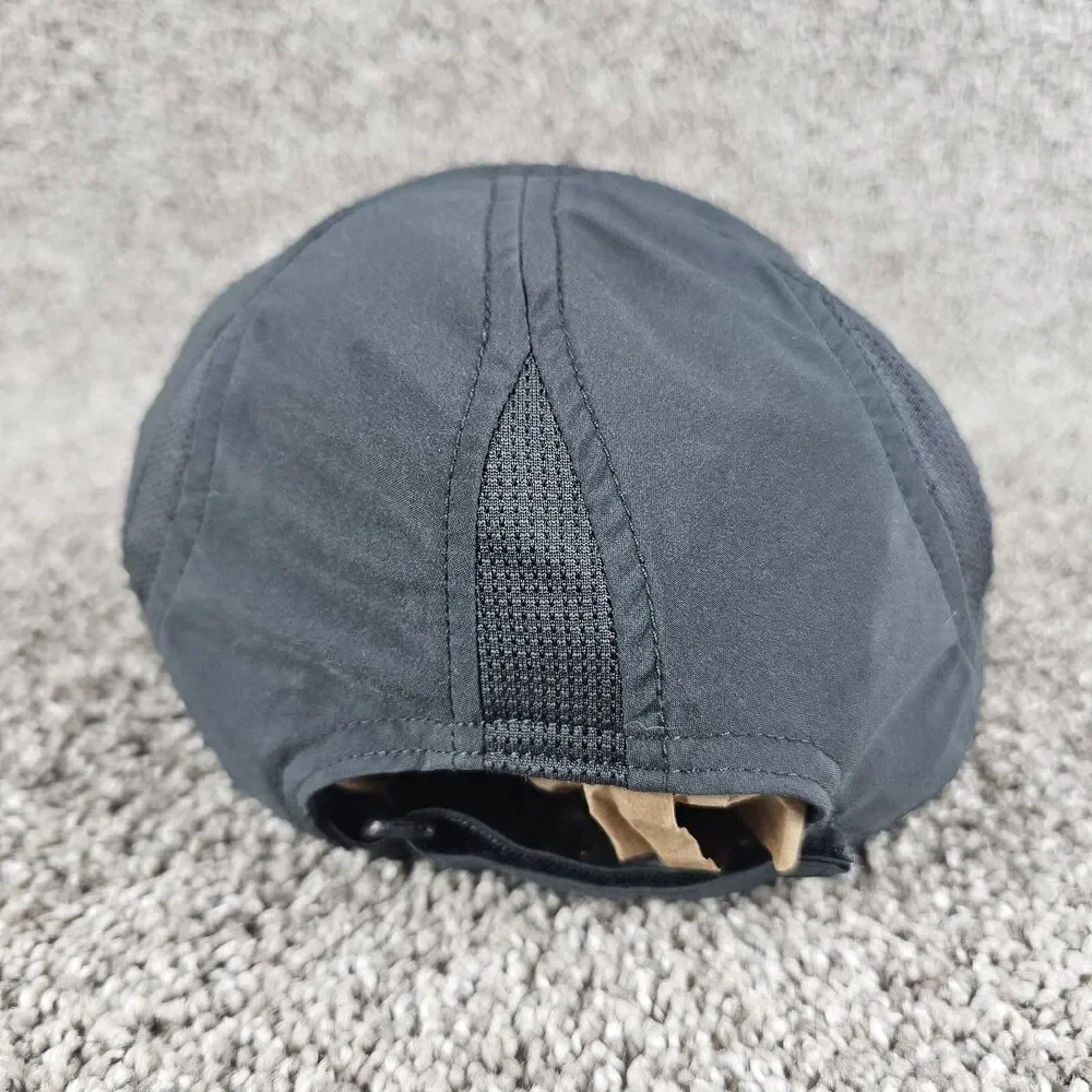 North Face Hat Cap Strapback Breakaway YOUTH Gray Logo Spellout Camp Hike